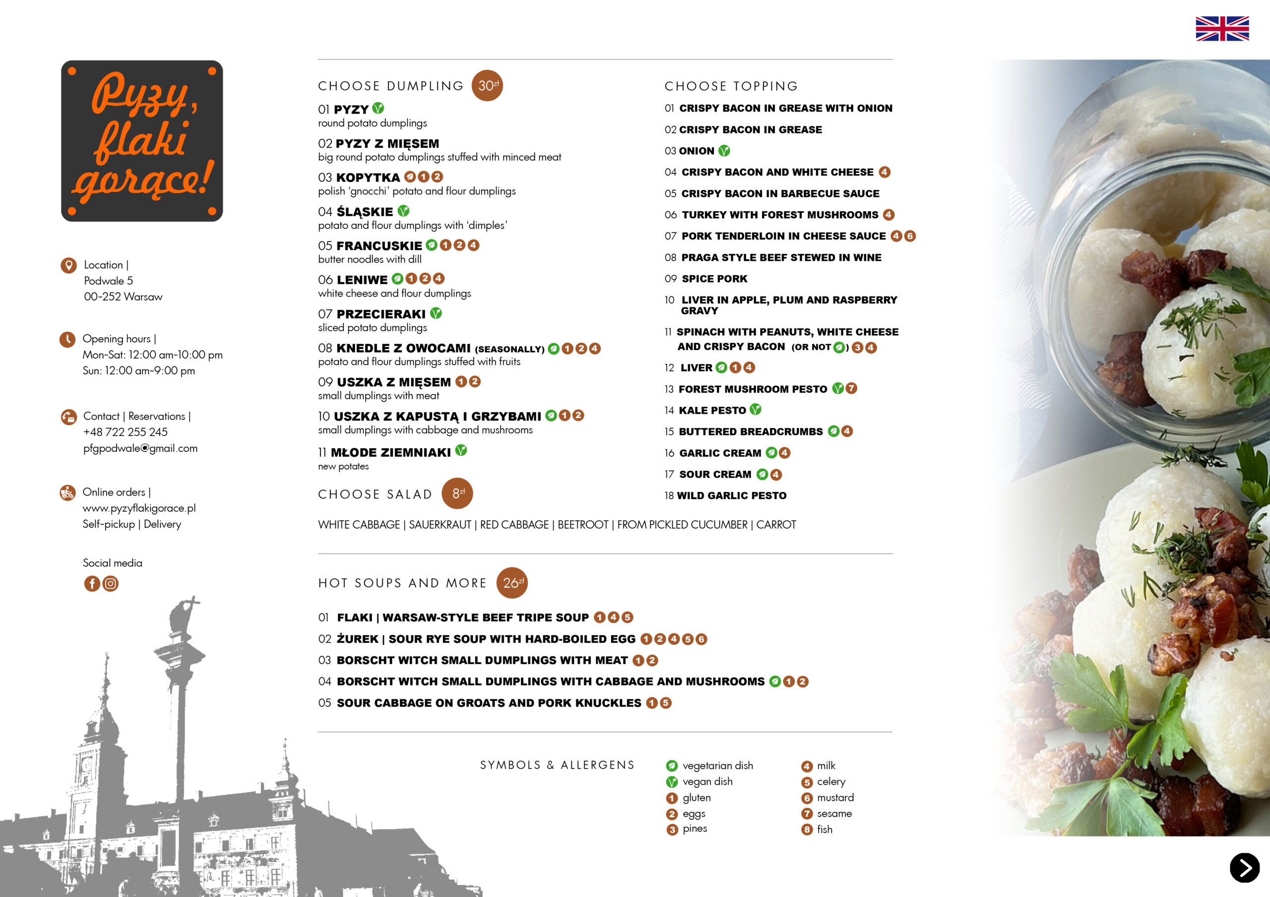 Pyzy, Flaki Gorące! - restauracja polish w Warszawie